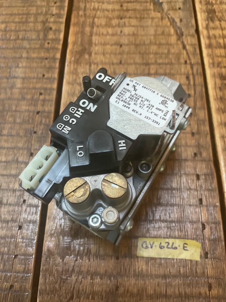 Furnace Gas Valve 36J54-201 White-Rodgers