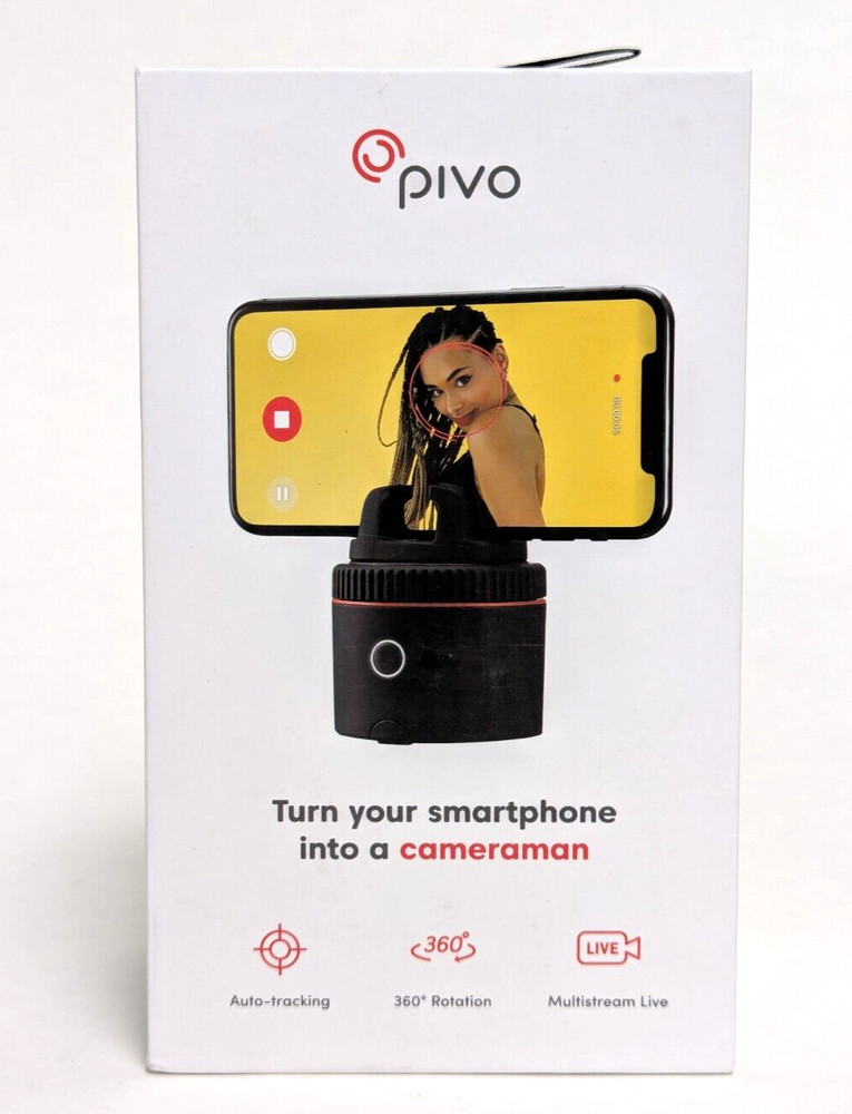 Pivo Pod Red with Remote - Fast Auto Tracking Phone Red