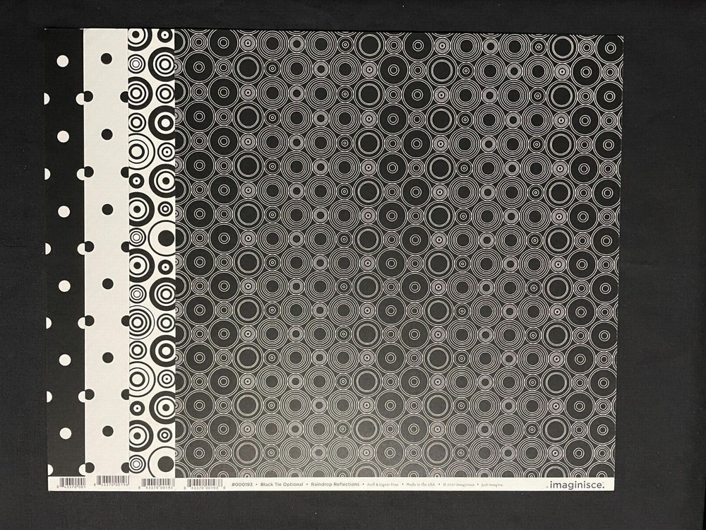 IMAGINISCE "BLACK TIE OPTIONAL" 12X12 DS HEAVY PAPER