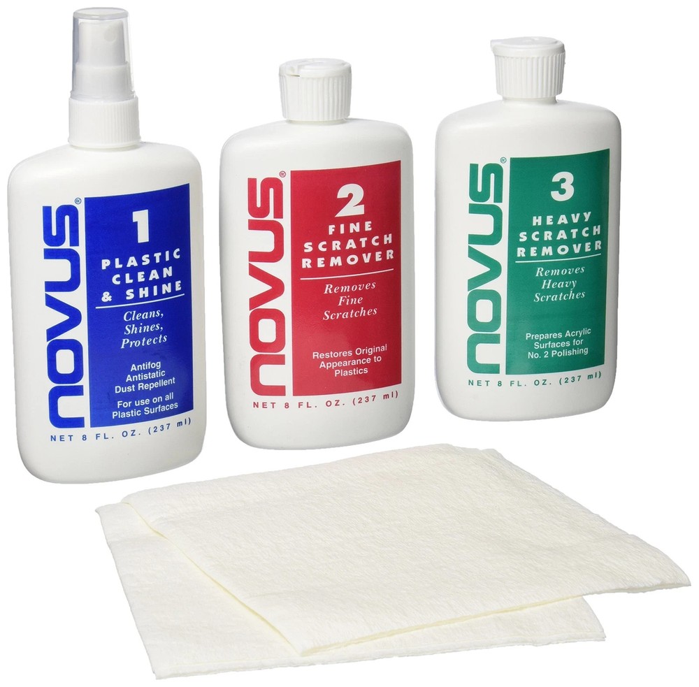 NOVUS 7100 Plastic Polish Kit - 8 oz. New