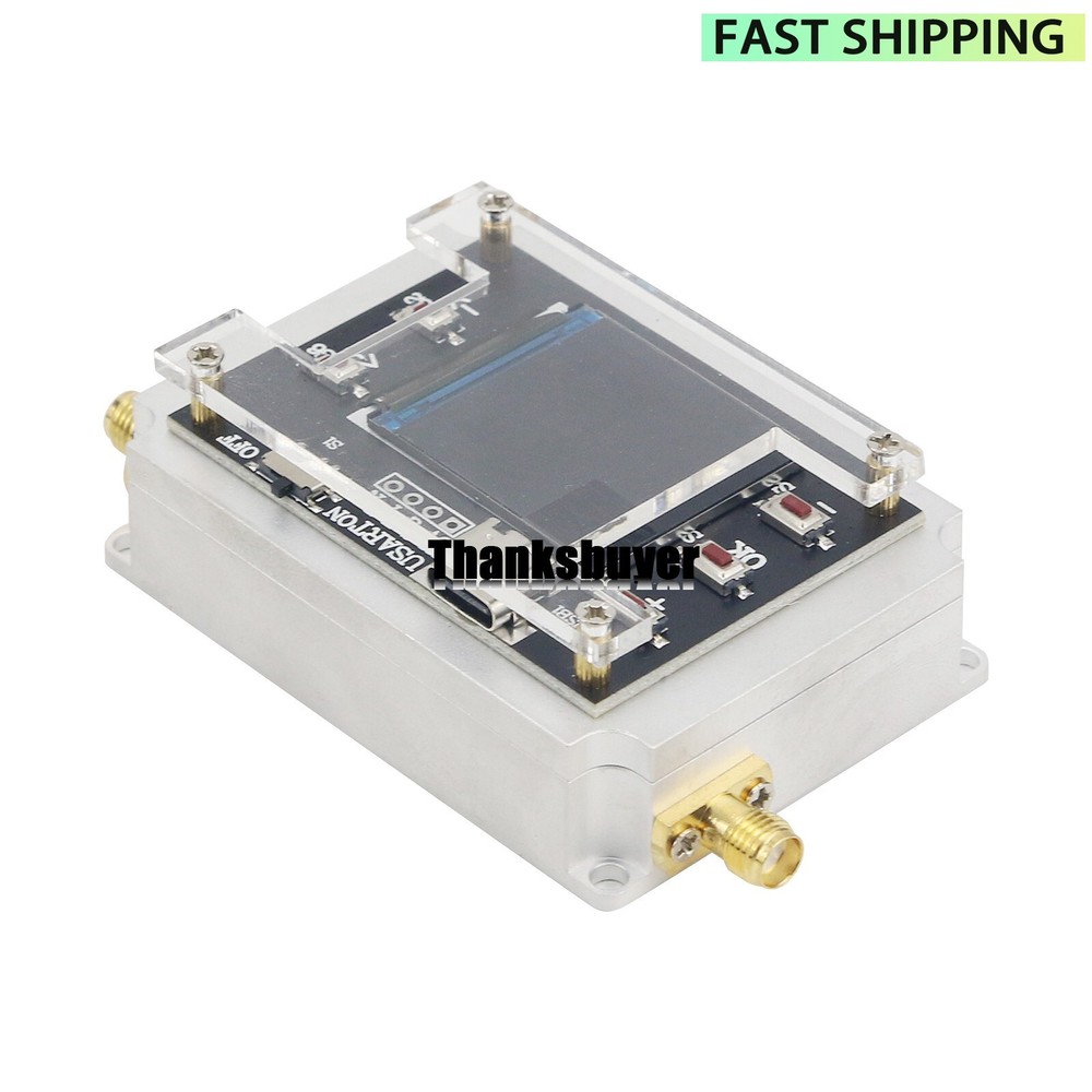 90DB Programmable Attenuator Module RF Attenuator Step 0.25DB 1.3" OLED DC 6GHZ