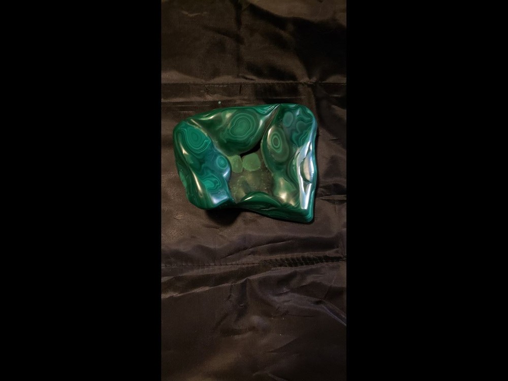 Polished Exceptional Botryoidal Malachite Freeform