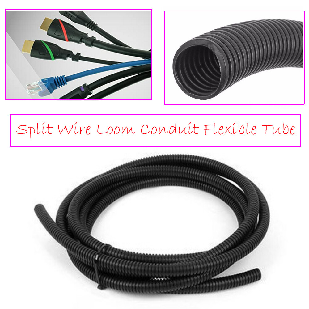 Split Flex Wire Loom Tube / High Temperature Convoshield Choose Hot Sizes LOT