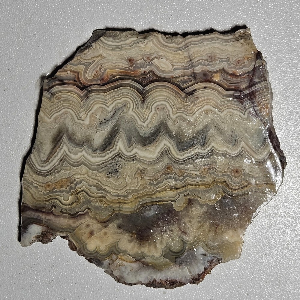 Laguna Lace Agate Slab Mexico 55 Grams