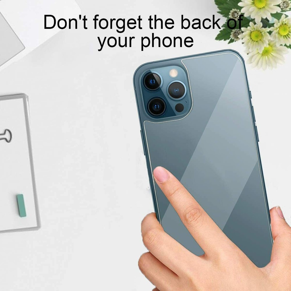 Front and Back Tempered Glass Screen Protector For iPhone 13 Pro Max Mini