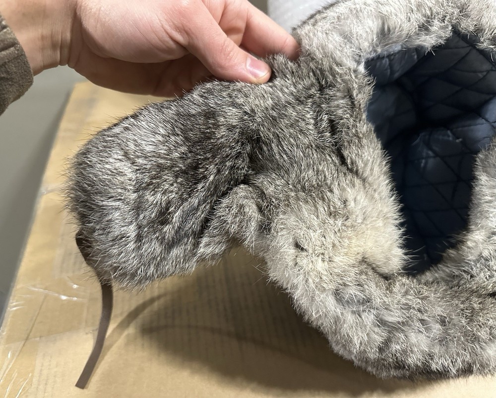 VINTAGE! German WW2 Rabbit Fur Hat