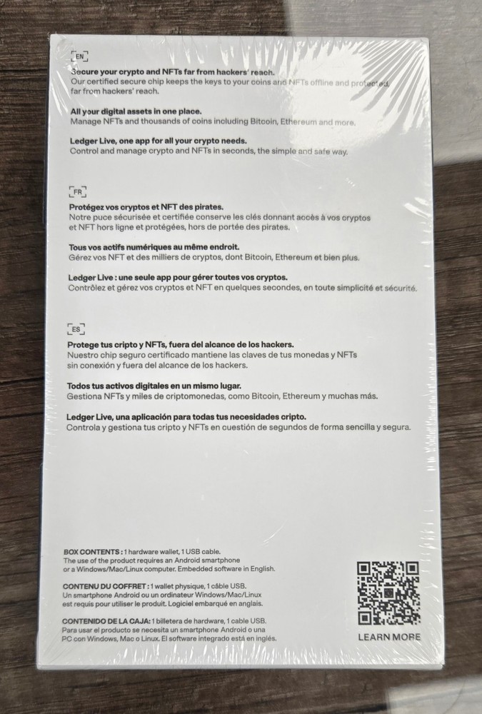 NEW - Unopened box - Ledger Nano S Plus