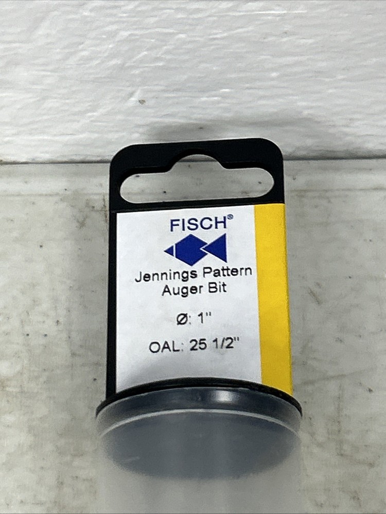 Fisch Jennings Pattern Auger Bit 1” OAL: 25 1/2