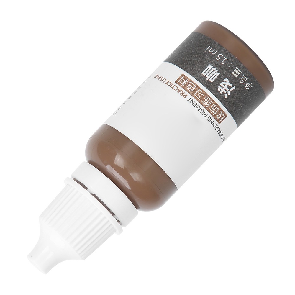 (Light Coffee)15ml Eyebrow Tattoo Pigment Microblading SemiPermanen WT