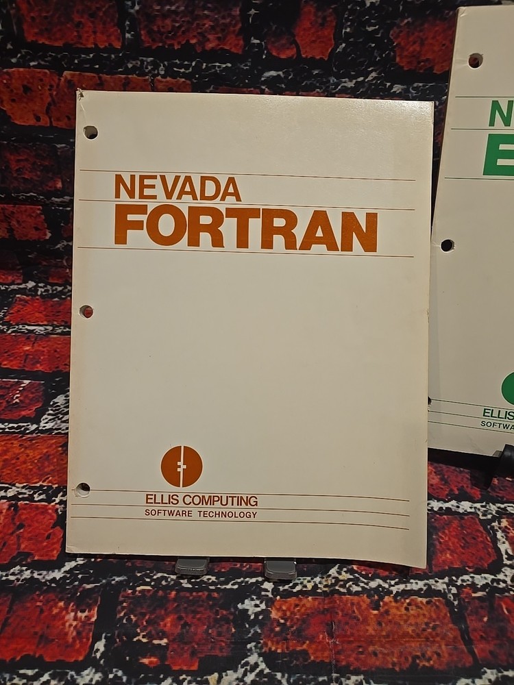 Nevada Edit & Fortran Ellis Computing Software Technology - Programmer's Manual