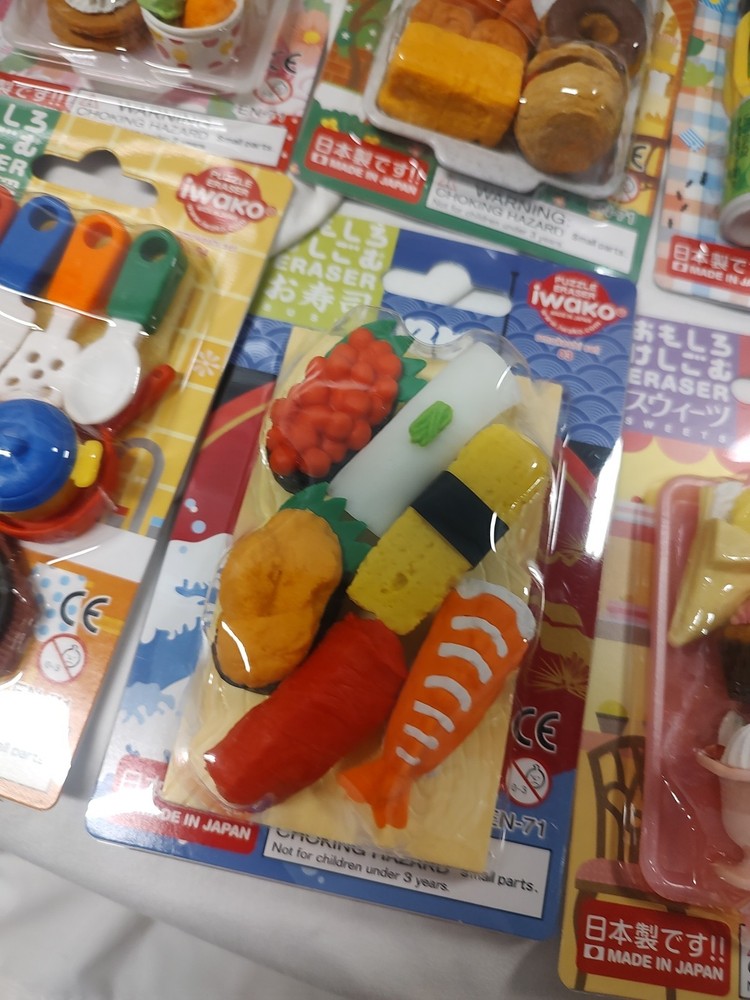 Iwako Eraser Food Bundle All Different 8 Units/Plus 2