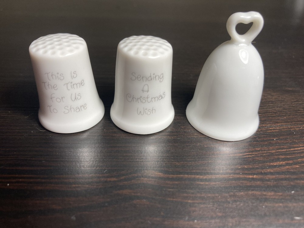 Three S. Butcher Thimbles 1989-1990