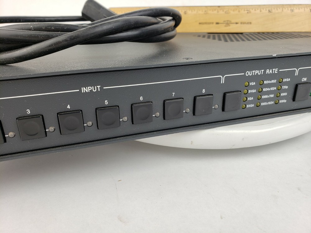 Extron IN1508 Eight Input Scaling Presentation Switcher Power Cord Controller