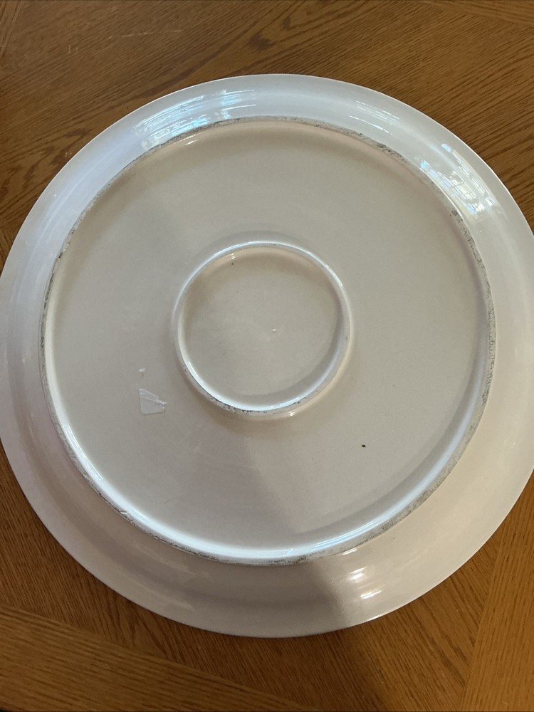 Very Large Serving Plater Brown Bear 18 Across