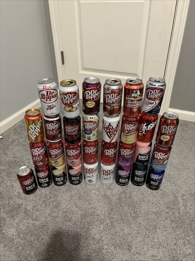 Dr Pepper Can Collection (READ DESCRIPTION)