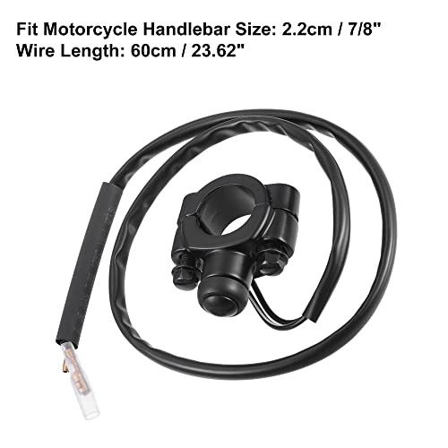 1 Pcs 7/8" Motorcycle Handlebar Control Horn Start Switch Button with