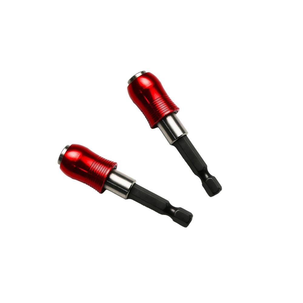 TMAX 2p Quick Release Security Screwdriver Bit Holder Impact Ready 1/4" Hex Shnk