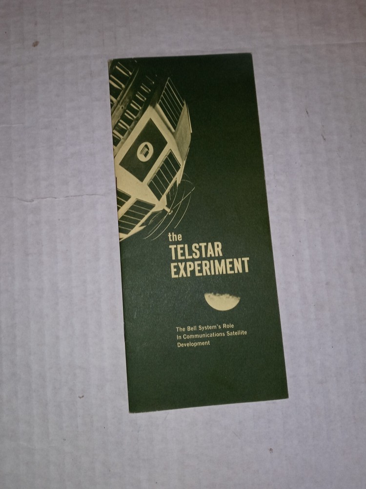 Vintage 1963 Bell System PROJECT TELSTAR EXPERIMENT Brochure