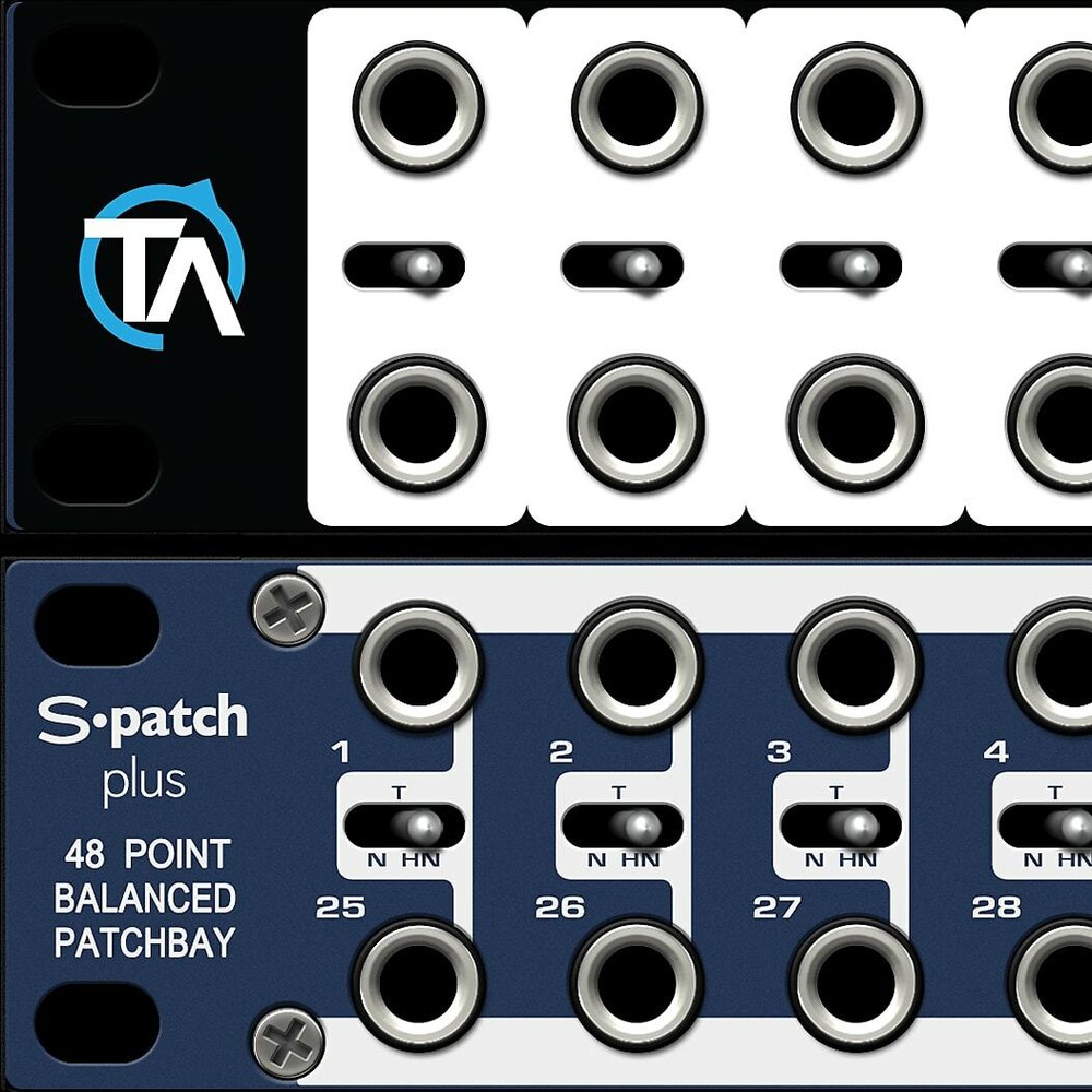 Single - Blank Patch Bay Label Compatible with Samson S Patch Plus Trace Audio