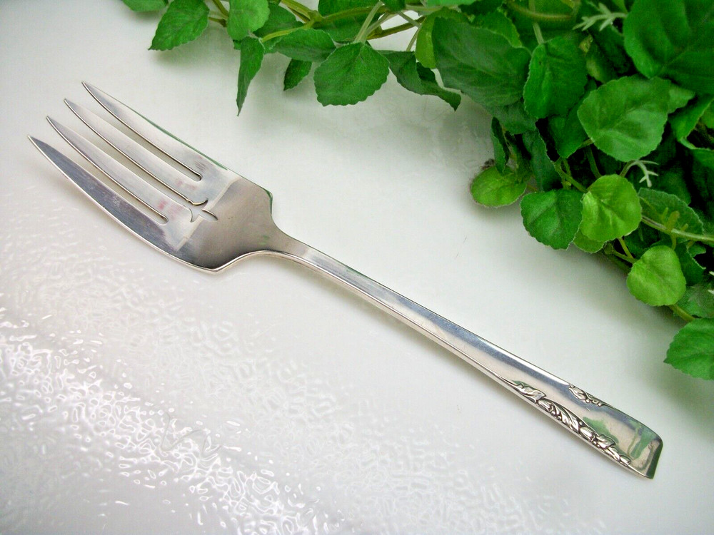 Oneida 1881 Rogers PROPOSAL Silverplate Cold Meat Serving Fork 1954