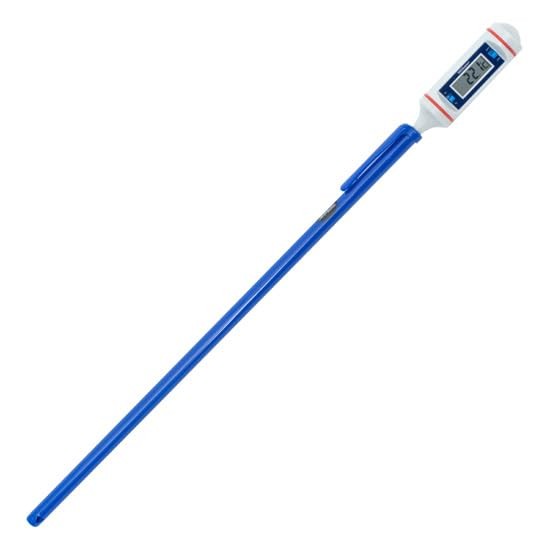 Digital Pocket Thermometer Traceable Calibration 302°F Max Temp 8" Long-Stem
