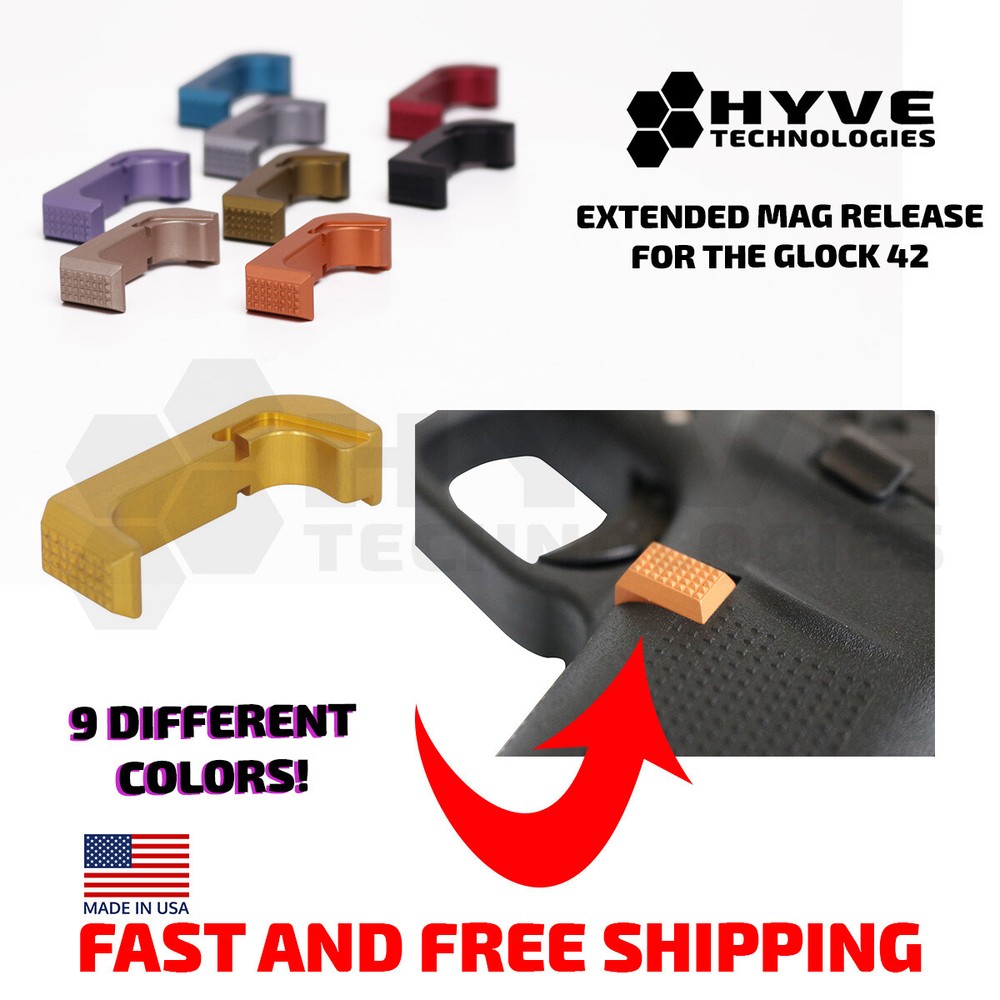 Hyve Technologies Extended Mag Release for the Glock 42