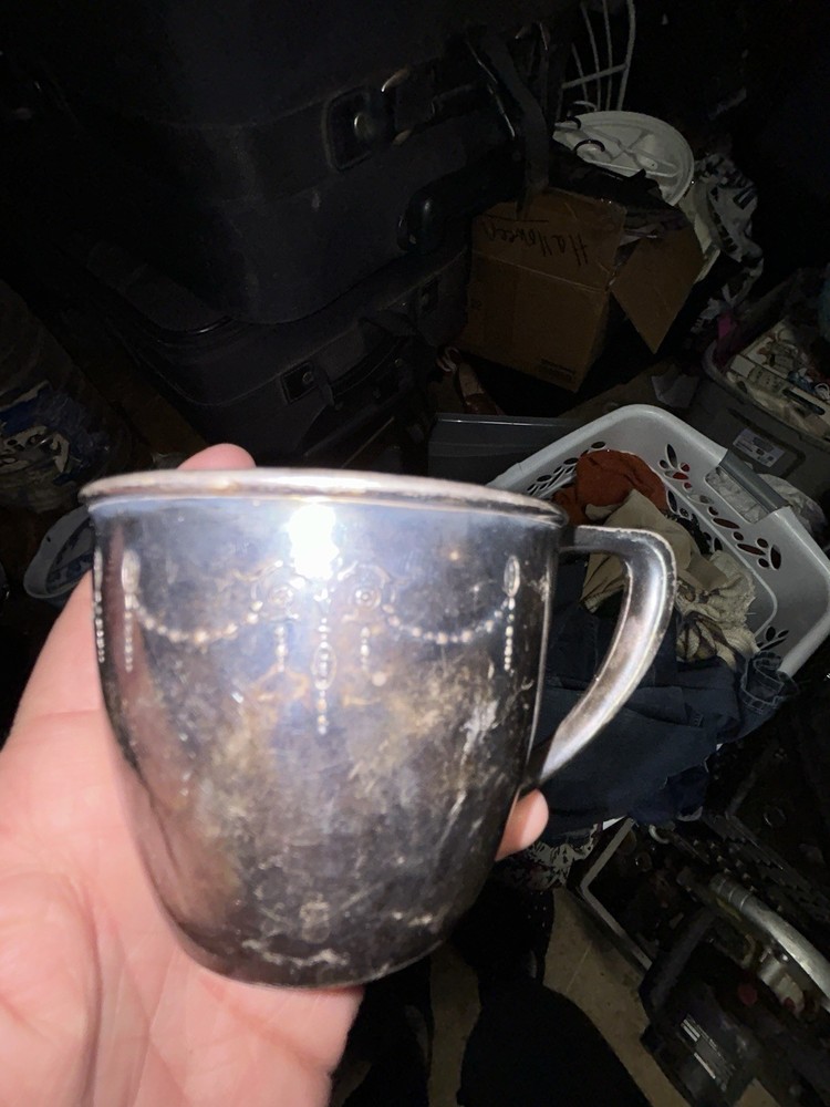 Antique Silver plated cup