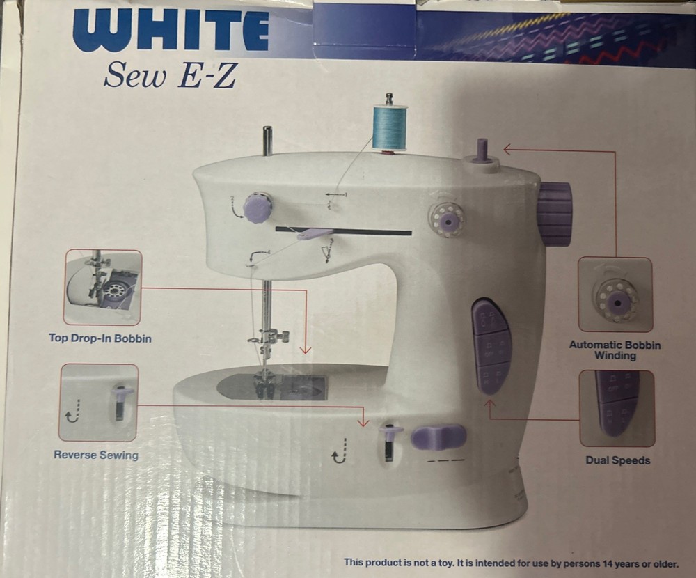 White Sew E-Z Model W338 Mini Sewing Machine