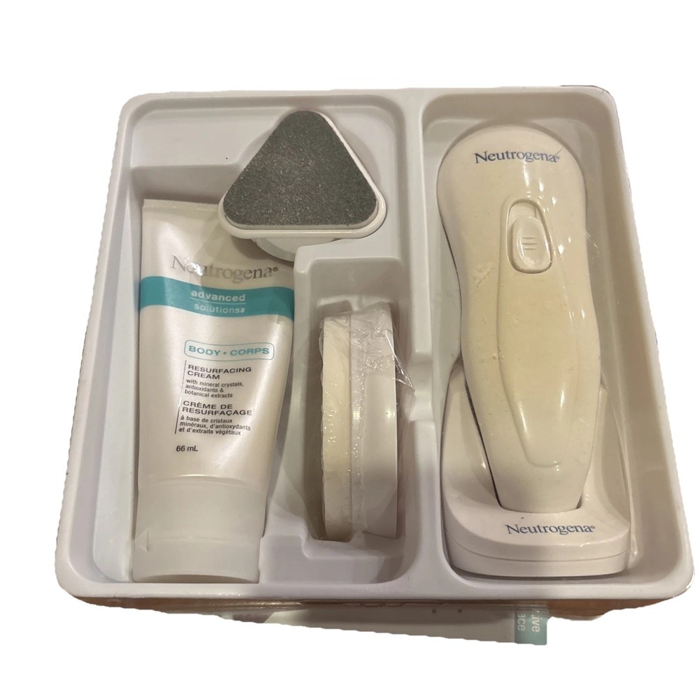 NIB Neutrogena Advanced Solutions Body Micro Dermabrasion System Discontinued
