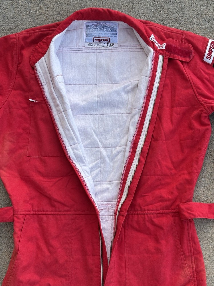 Simpson STD 19 One Piece Racing Fire Suit - Large