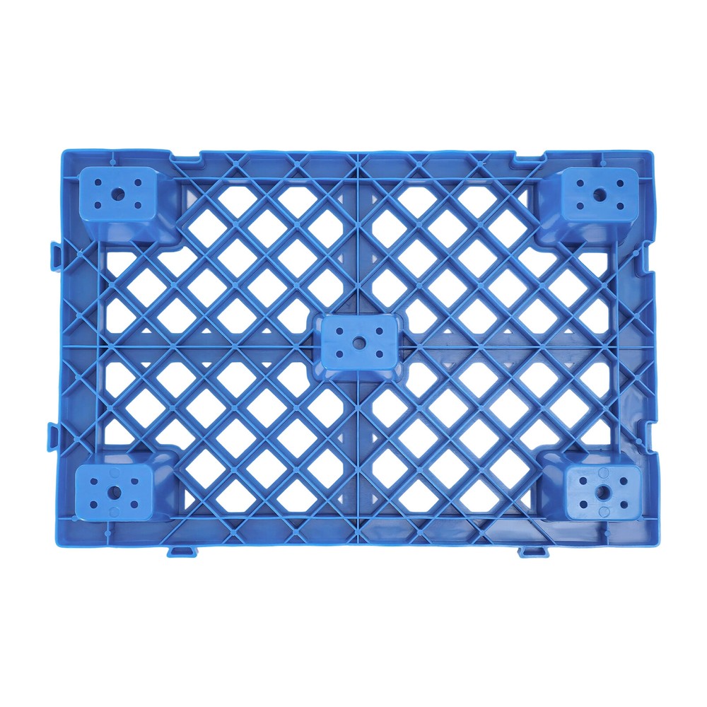6 Pcs Plastic Pallets Interlocking Storage Pallets For Warehouses, Factories