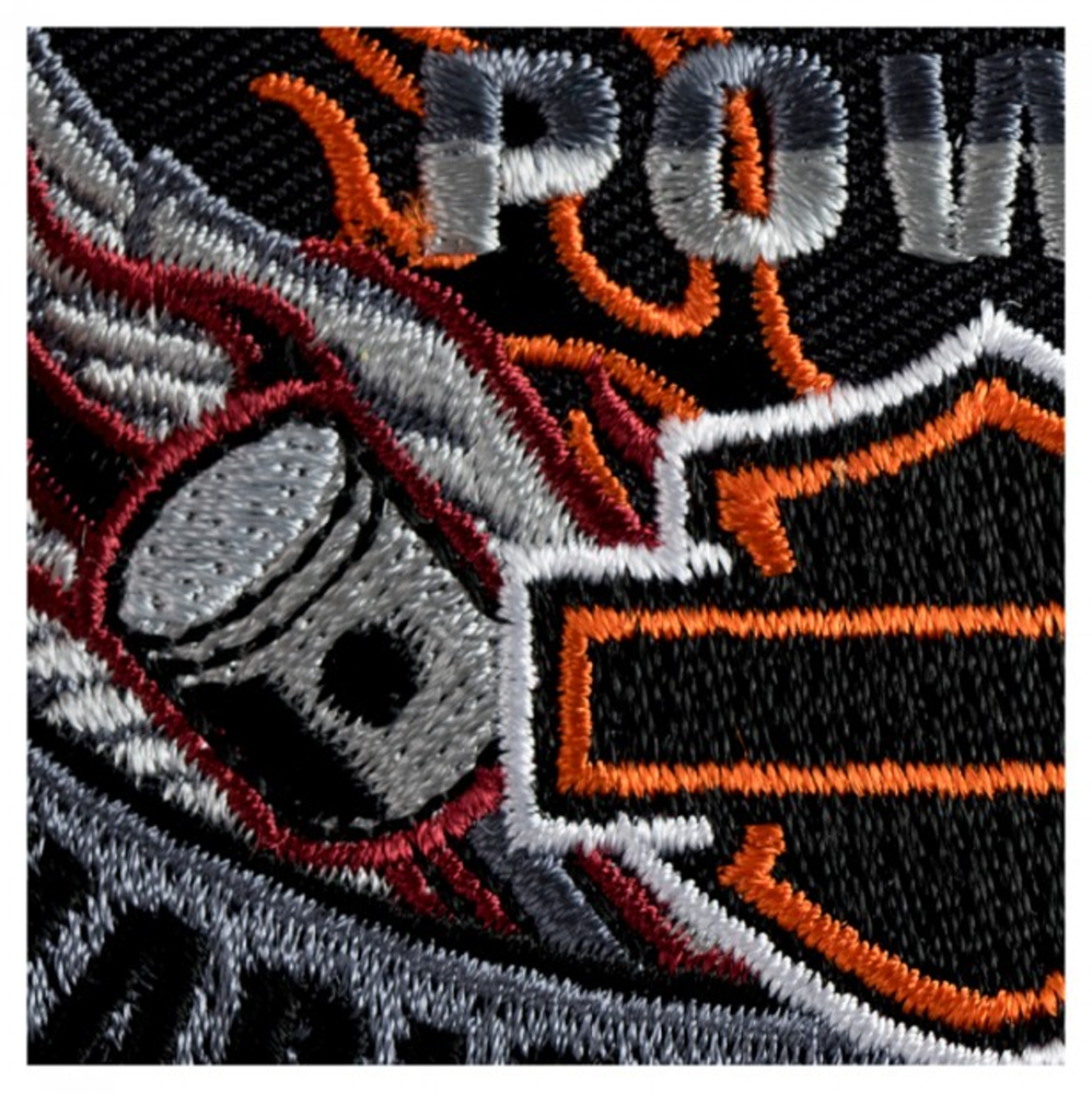 Harley Davidson V-Twin Power Winged Bar & Shield Patch