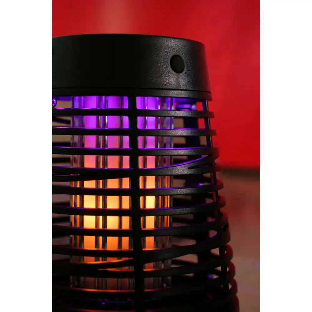 Portable Solar Insect Killer Torch with LED Flame Effect