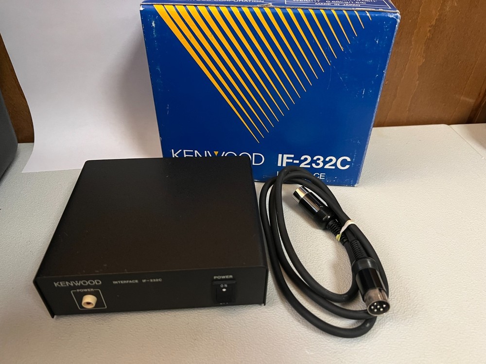 Kenwood Computer Interface IF-232C with cable, no power adapter, and Box