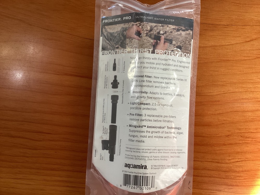 Aquamira Frontier Replacement Ultralight Filter Water