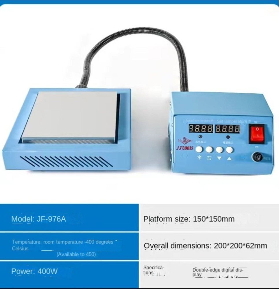 JF-976C Heating Platform Preheating Screen Heating Unit Constant Temperature
