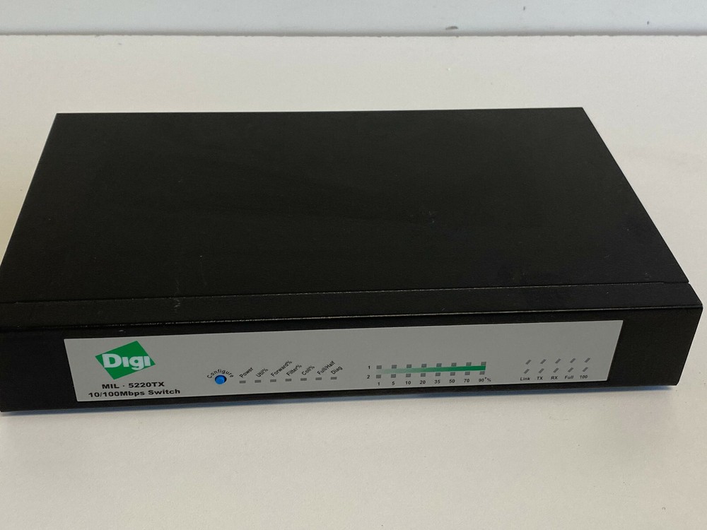 Shelf1: DIGI MIL-5220TX 10/100MBPS SWITCH