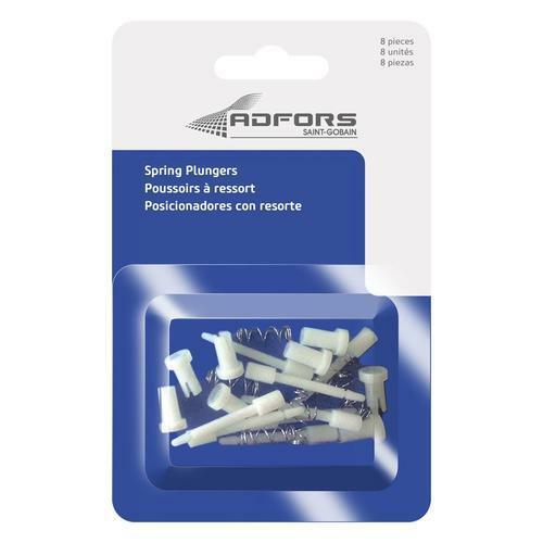 8 Pack Screen Spring Plunger Pull Pin Bolt & Cap 5/16" Frame Window Screening