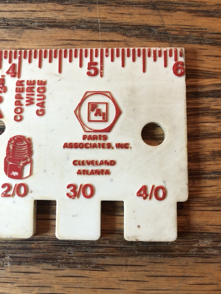 PAI Copper Wire & Compression Nut Inside Diameter Gauge .. Rare Tool !