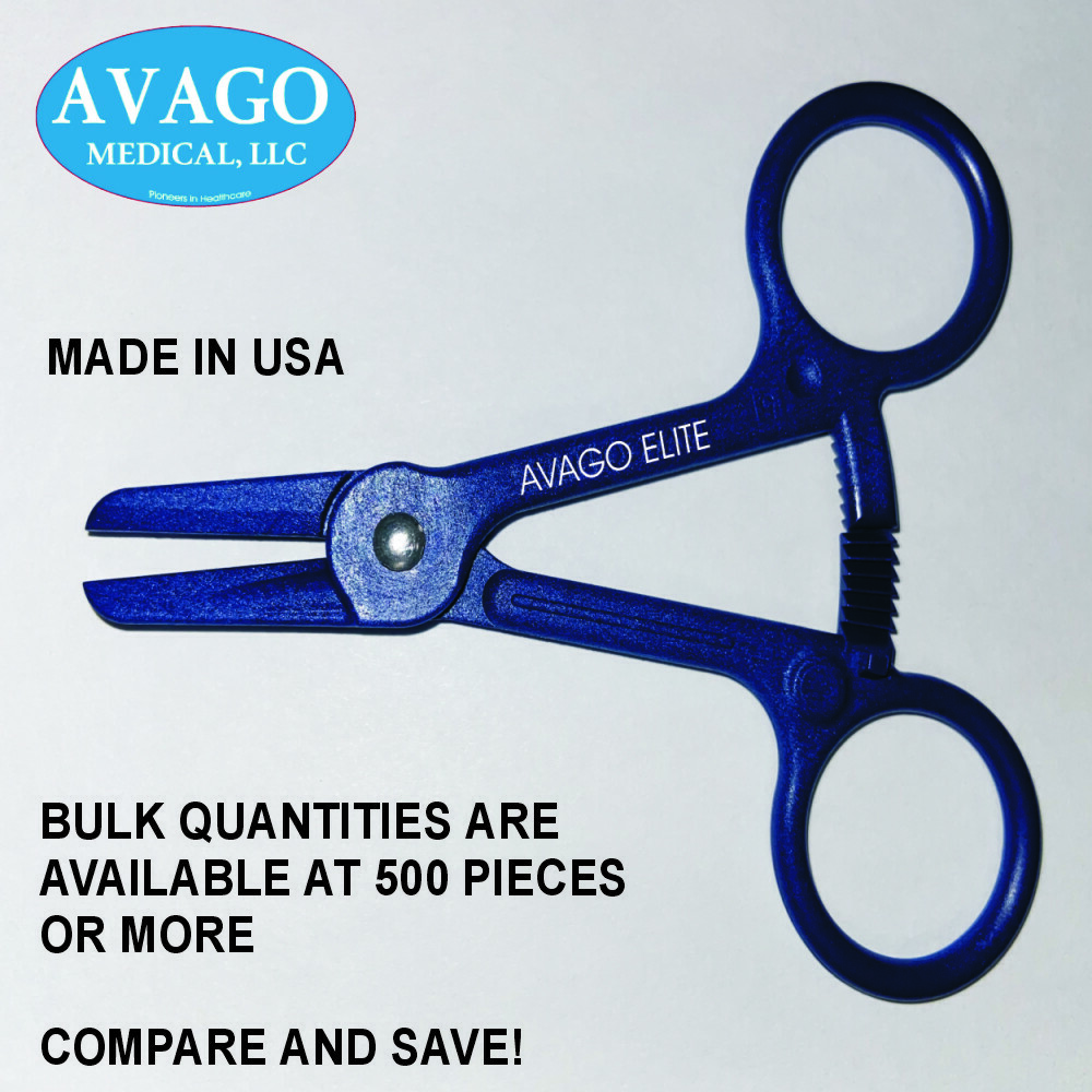 Tube Occluding Forceps, A-Clamps - (Blue), 500 pcs/Bulk