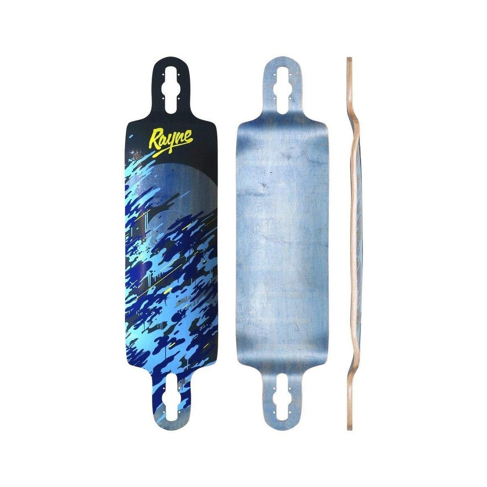 Rayne Longboards Demonseed Longboard Complete 39" Wave Camo