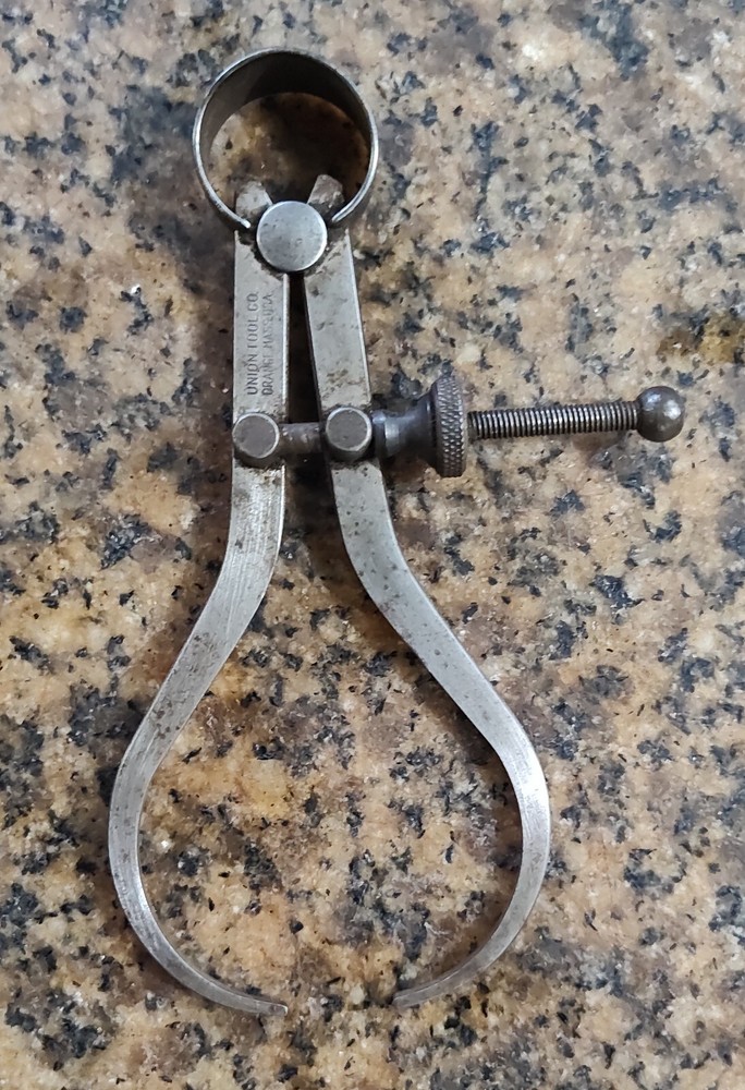 🗽 VINTAGE UNION TOOL 4"ID CALIPER