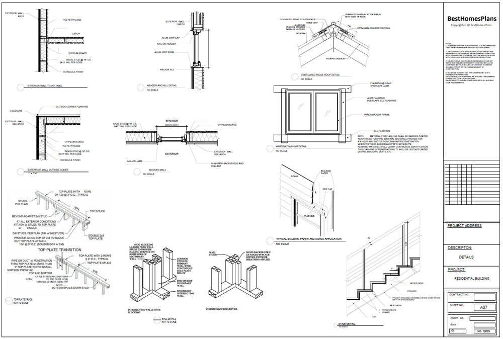 35’x51’ 3 Beds, 2 Baths Charming A-Frame Architectural Build Plans PDF Download.
