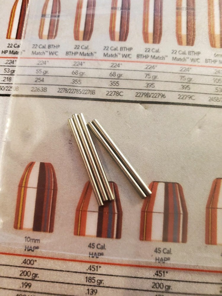 RCBS DECAPPING PINS X-SMALL, 5 PACK 09632