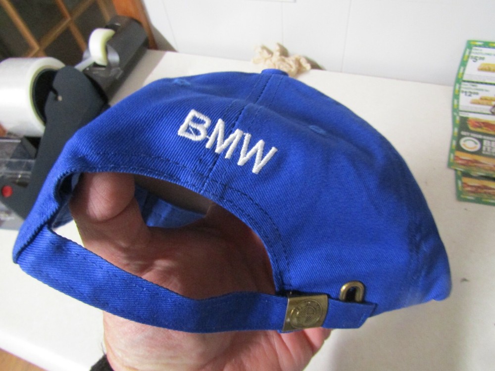 BASEBALL STYLE CAP HAT BEAMER BLUE WITH BLACK LOGO