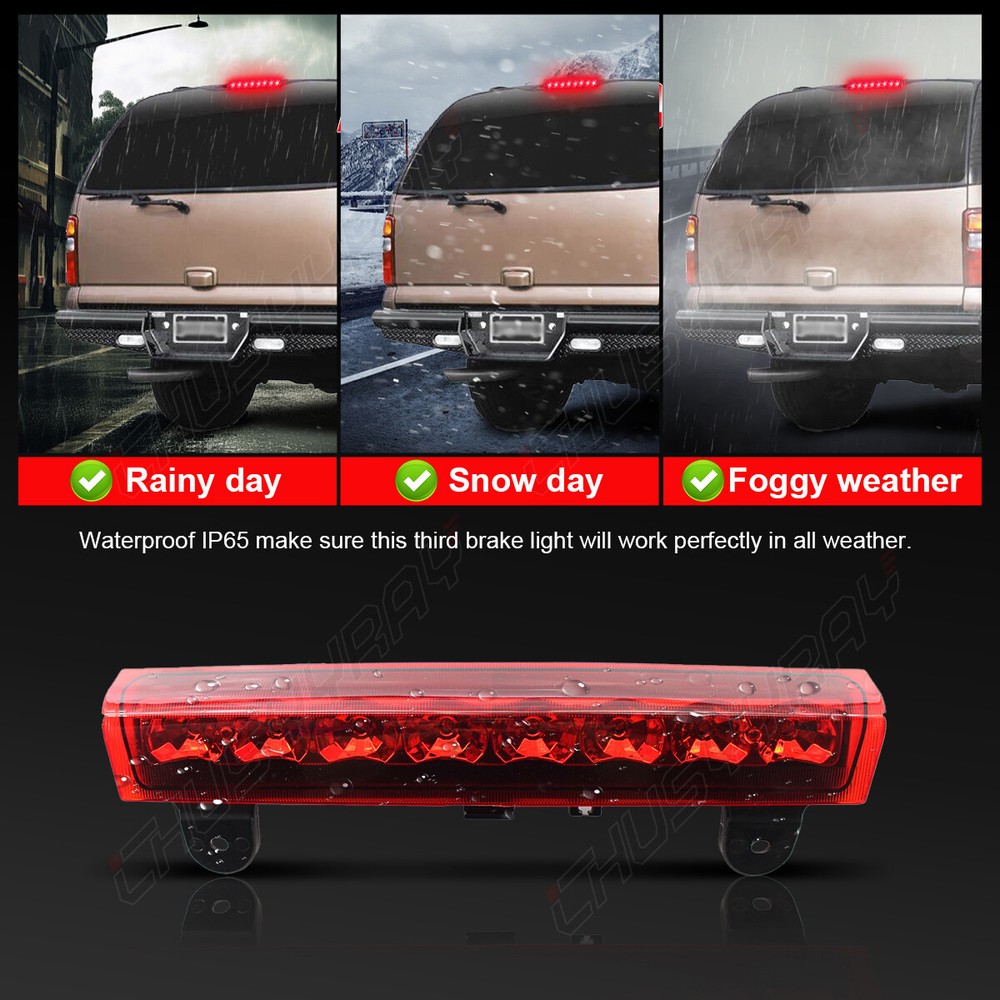 2025 new Led 3rd Third Brake Light For GMC YUKON 2000-2006 Red