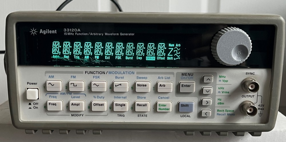 Agilent 33120A 15 MHz Function / Arbitrary Waveform Generator