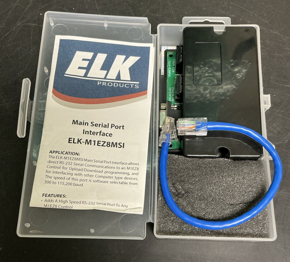 ELK Main Serial Port Interface ELK-M1EZ8MSI