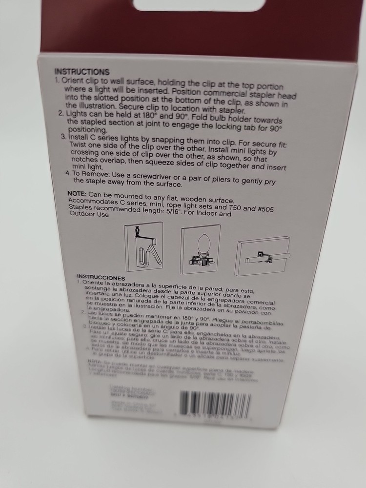 25 Dual Direction Light Clips