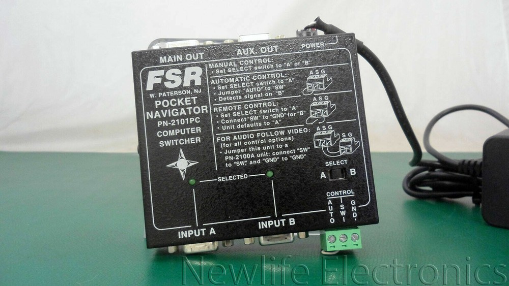 FSR Pocket Navigator Computer Switcher PN-2101PC